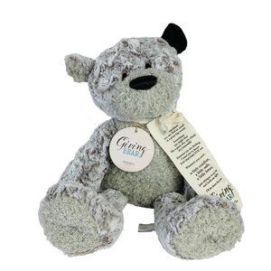 Demdaco Giving Teddy Bear Gift 17” Plush Get Well Inspirational Thinking Of You